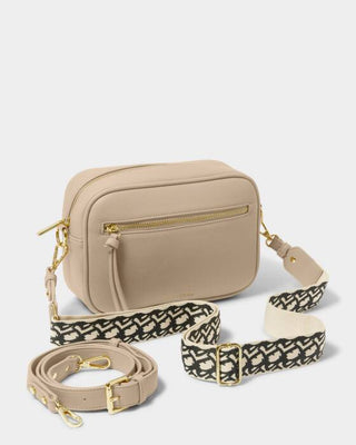 Katie Loxton Hallie Crossbody Bag - Light Taupe