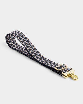 Katie Loxton Canvas Strap - Slate Zig Zag