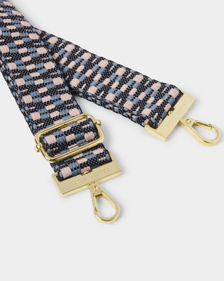Katie Loxton Canvas Strap - Slate Zig Zag