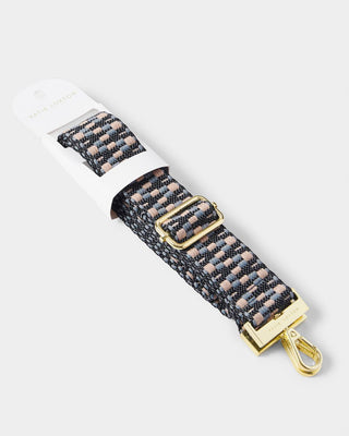 Katie Loxton Canvas Strap - Slate Zig Zag