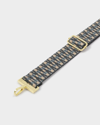Katie Loxton Canvas Strap - Slate Zig Zag