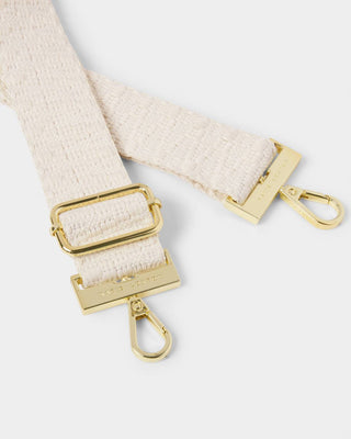 Katie Loxton Canvas Strap - Ecru Zig Zag