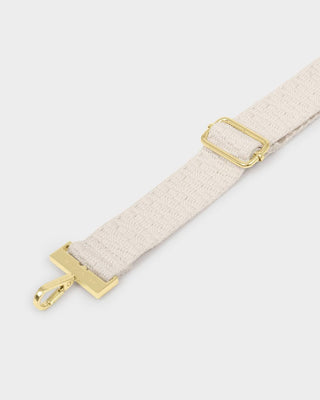 Katie Loxton Canvas Strap - Ecru Zig Zag
