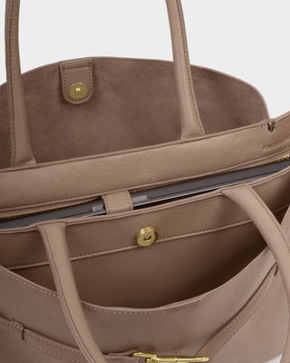 Katie Loxton Maddie Work Tote Bag - Mocha