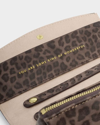 Katie Loxton Travel Jewelry & Accessories Organizer - Leopard