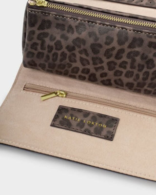 Katie Loxton Travel Jewelry & Accessories Organizer - Leopard