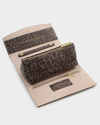 Katie Loxton Travel Jewelry & Accessories Organizer - Leopard