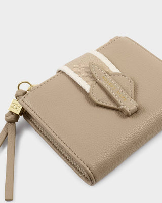 Katie Loxton Lottie Fold-Out Wallet - Light Taupe
