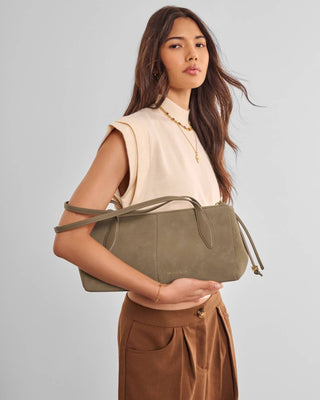 Katie Loxton Hattie Shoulder Bag - Taupe Suedette