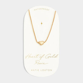 Katie Loxton 'Heart Of Gold' Charm Necklace