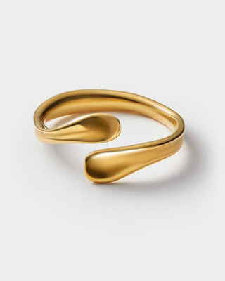 Katie Loxton Molten Luxe Waterproof Gold Wrap Ring