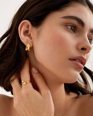 Katie Loxton Molten Luxe Hoop Earrings