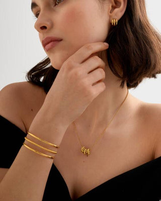 Katie Loxton Laia Waterproof Gold Bangle