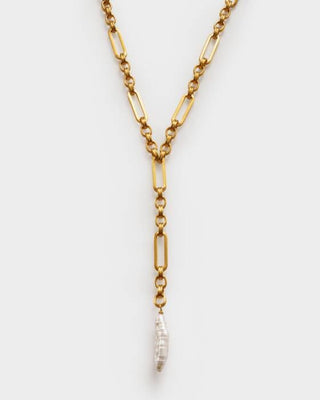 Katie Loxton Allure Pearl Lariat Necklace