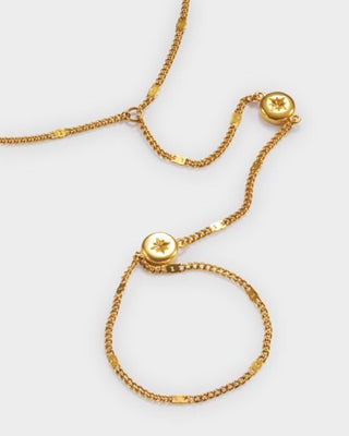 Katie Loxton Aphira Waterproof Gold Hand Chain