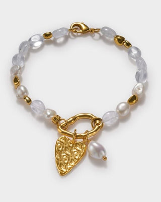 Katie Loxton Pearla Solesi Waterproof Gold Bracelet