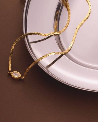 Katie Loxton Harlequin Waterproof Gold Necklace
