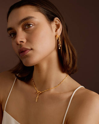 Katie Loxton Champagne Hour Waterproof Gold Necklace