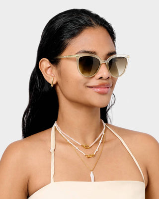 Katie Loxton Ravello Sunglasses - Nude Transparent