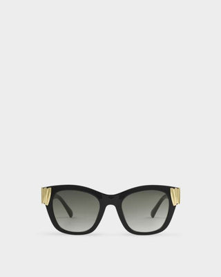 Katie Loxton Seychelles Round Cat-Eye Sunglasses - Black