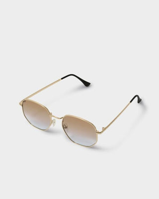 Katie Loxton Cali Round Square Sunglasses - Gold