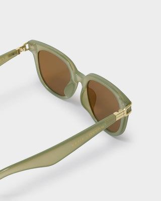 Katie Loxton Manhattan Sunglasses - Frosted Green
