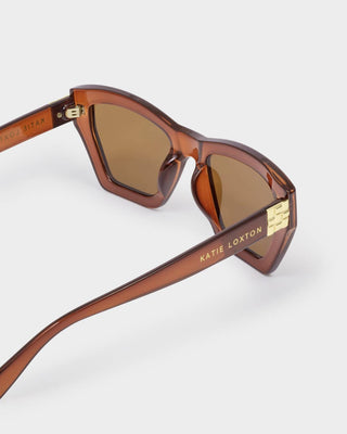 Katie Loxton Palma Sunglasses - Chocolate Transparent