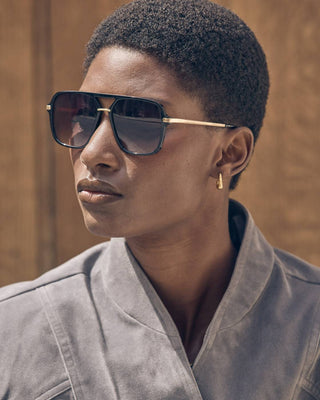 Katie Loxton St. Moritz Aviator Sunglasses - Black