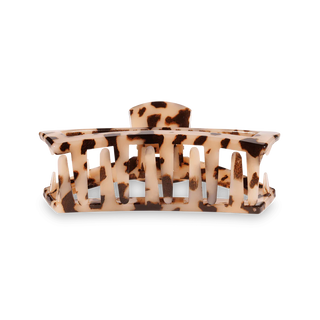 Teleties Open Blonde Tortoise Medium Hair Clip