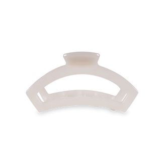 Teleties Open Coconut White Small Hair Clip