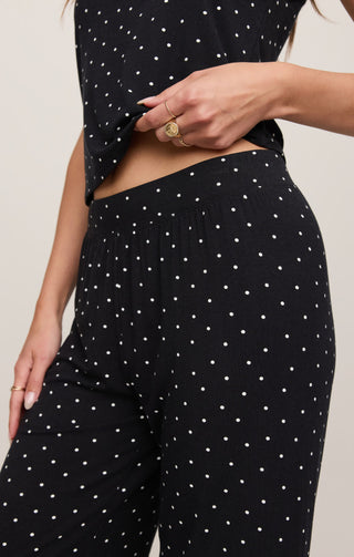 Z Supply Lounge Luxe Dot Pant