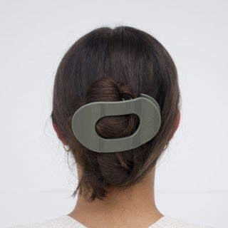 Teleties Sage It Ain't So Large Flat Round Hair Clip