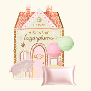 Musee Visions of Sugarplums Bath Balm & Eye Mask Set