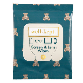 Well Kept Screen Cleansing Towelettes - Teddy