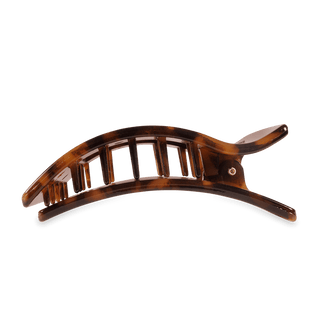 Teleties Tortoise Large Flat Rectangle Hair Clip