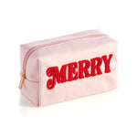 Shiraleah Blush Merry Cosmetic Pouch