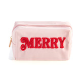 Shiraleah Blush Merry Cosmetic Pouch