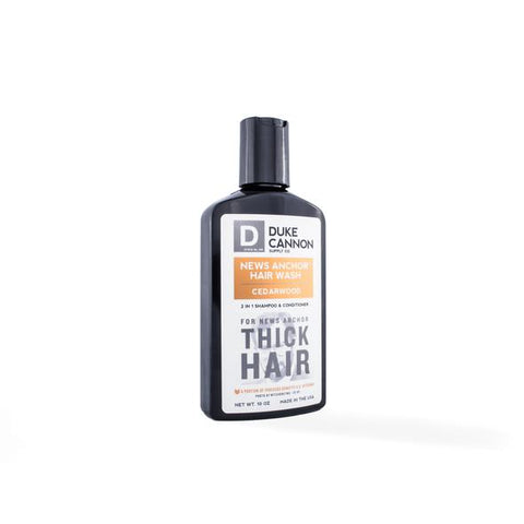 Duke Cannon 10oz. Hair Wash- Cedarwood