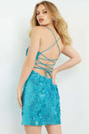 Jovani 07667 - Turquoise Size 8