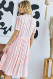 Plus Pink Midi Dress