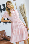 Plus Pink Midi Dress