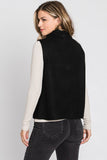 Clothing - Sweater Vest Black Half Zip