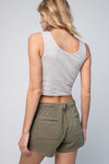 Grey Padded Tank Top