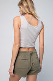 Grey Padded Tank Top