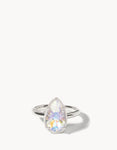Spartina 449 Mermaid Glass Dewdrop Ring - Iridescent - Size 6