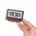 Home Decor - Stationary Inklings Paperie Vinyl Sticker - Love You Like a Mixtape