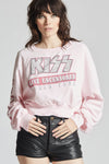 Recycled Karma Kiss Live Cropped Sweatshirt