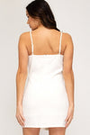 Off White Cami Mini Dress