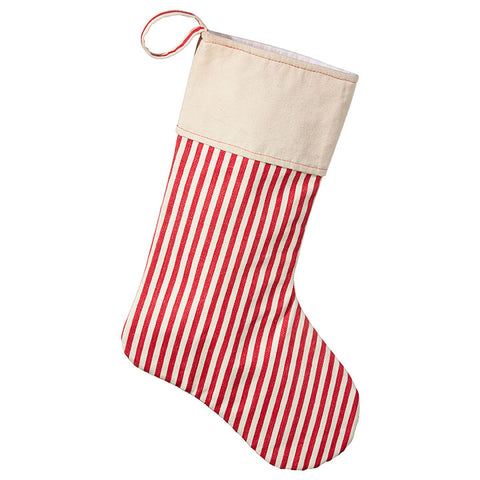 24" Ticking Stripe Stocking