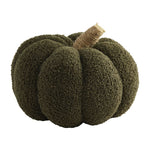 Fall Decor - Mudpie Medium Shearling Fabric Pumpkin